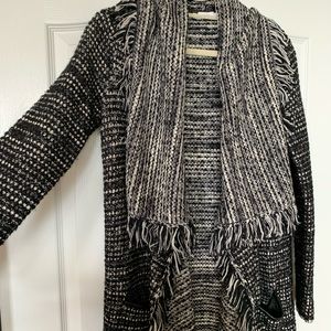 Vince fringe drape sweater